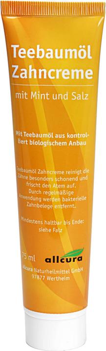 Allcura Teebaum Zahncreme, 75 ml ZPA (75 ml)