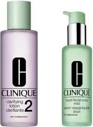 Clinique Set (Cleans Skin Happy+ (Reinigungstücher)