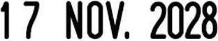 Actual product image Colop Date stamp self-inking Greenline S220 Stamp area dimensions: 24 x 4 mm ( ink colour...