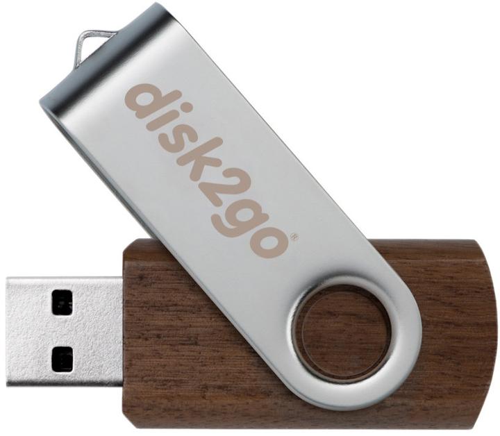 Produktbild Disk2go Wood (64 GB, USB-A)