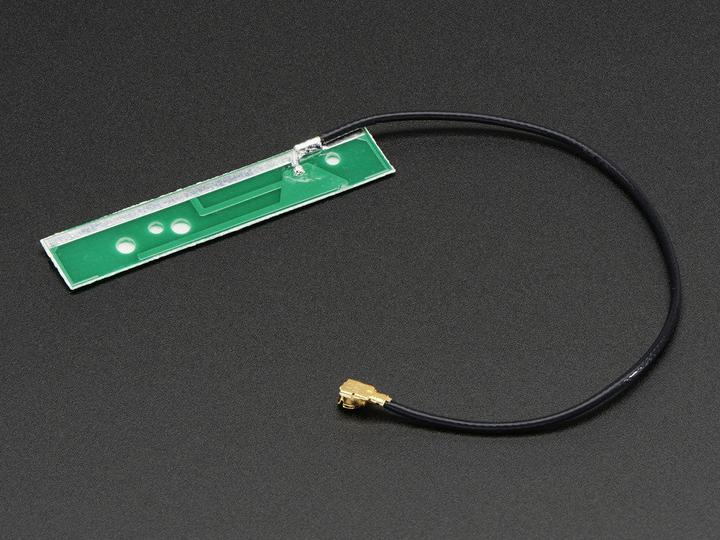 Adafruit 2.4GHz Mini Flexible WiFi Antenna w/uFL Connector 100mm (Antenne)