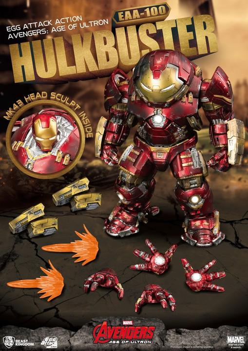 Actual product image Beast Kingdom Avengers - Age of Ultron "Hulkbuster" Egg Attack Figure