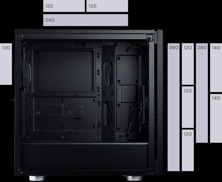 Produktbild Corsair 275r Bl (ATX, mATX)