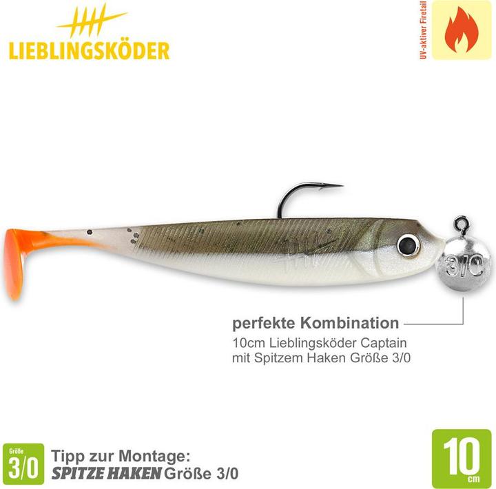 Image du produit Lieblingsköder Capitaine (eau trouble, soleil) (10 cm)