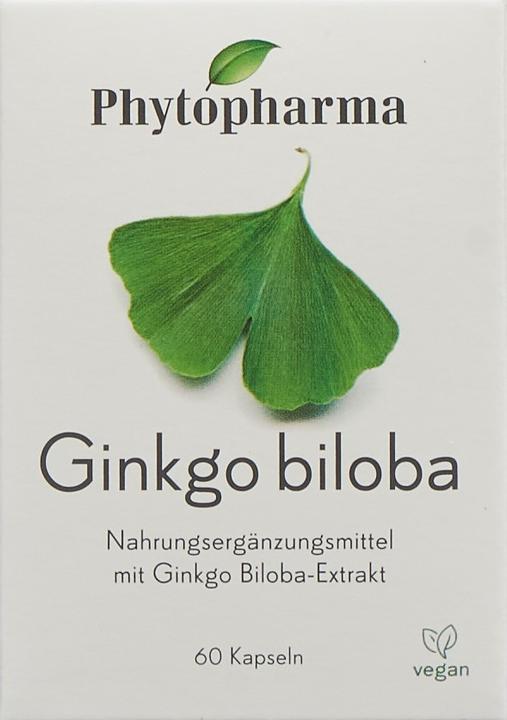 Phytopharma Ginkgo biloba (60 Stück, Kapseln, 22.20 g)