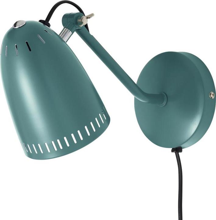 Superliving Wall lamp metal "Dynamo" matt dark mint (E14)