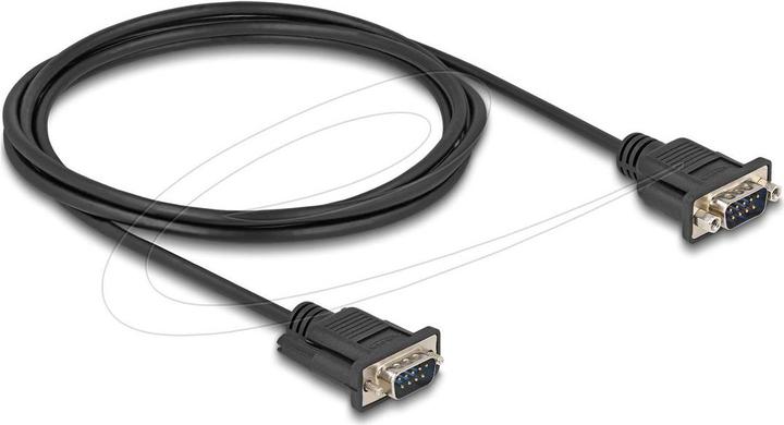 Produktbild Delock Seriell Kabel RS-232 D-Sub9 Stecker zu Stecker mit sc (2 m)