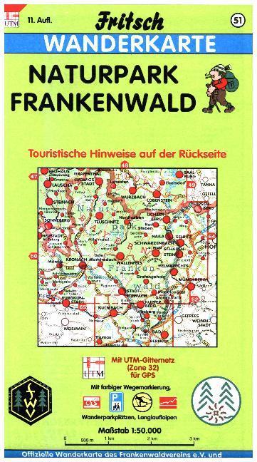 Produktbild Fritsch Kte.051 Naturpark Frankenwald