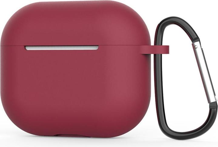 Image du produit Techsuit - Silicone Case - for AirPods 4, Smooth Ultrathin Material - Bordeaux (Sac pour écouteurs)