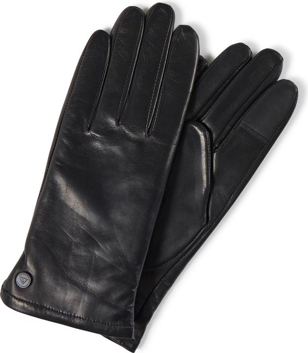 Cash-Mere Leather gloves with cashmere lining and touchscreen compatible (S)
