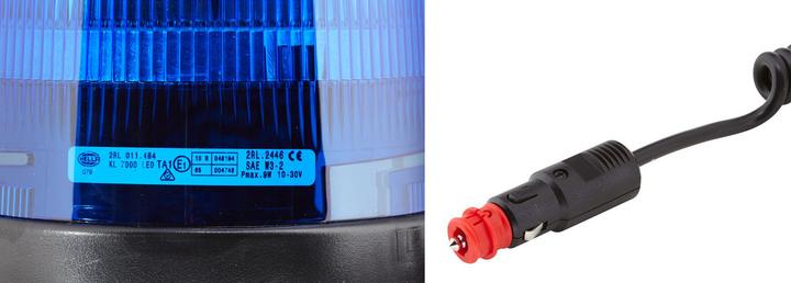 Actual product image HLL LED LIGHT 12/24V BLUE
