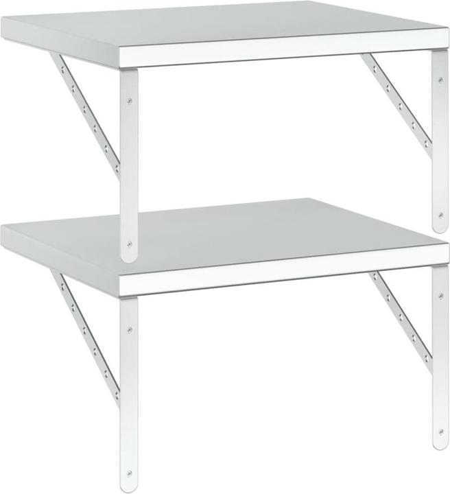 Immagine prodotto VidaXL Mensole a muro 2 pezzi 50 x 40 cm Nobile (50 x 40 x 3 cm)