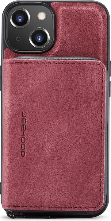 Actual product image Cover-Discount iPhone 14 Plus - Case with Credit Cards Case red (Apple iPhone 14 Plus)