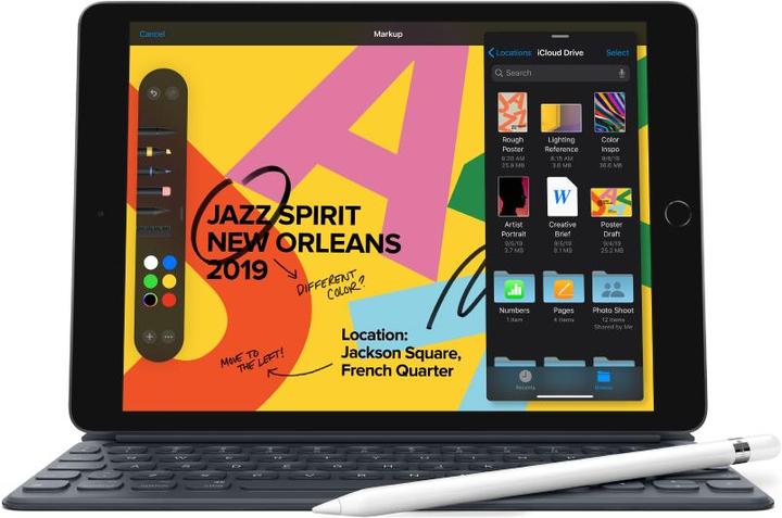 Image du produit Apple iPad (2019) (WLAN uniquement, 10.20", 128 Go, Gris sidéral)