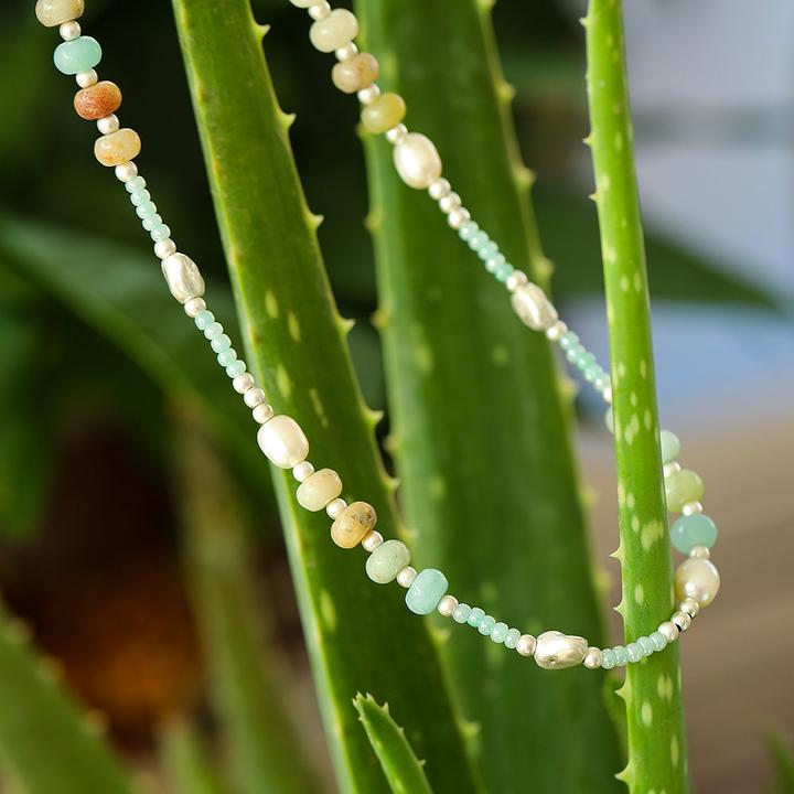 Produktbild Andreani Halskette mit echtem Amazonite (80 cm)
