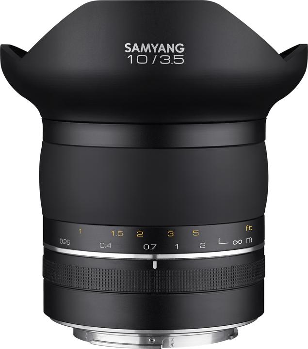 Samyang XP 10mm f/3.5 Canon EF (Canon EF, Vollformat, APS-C / DX)