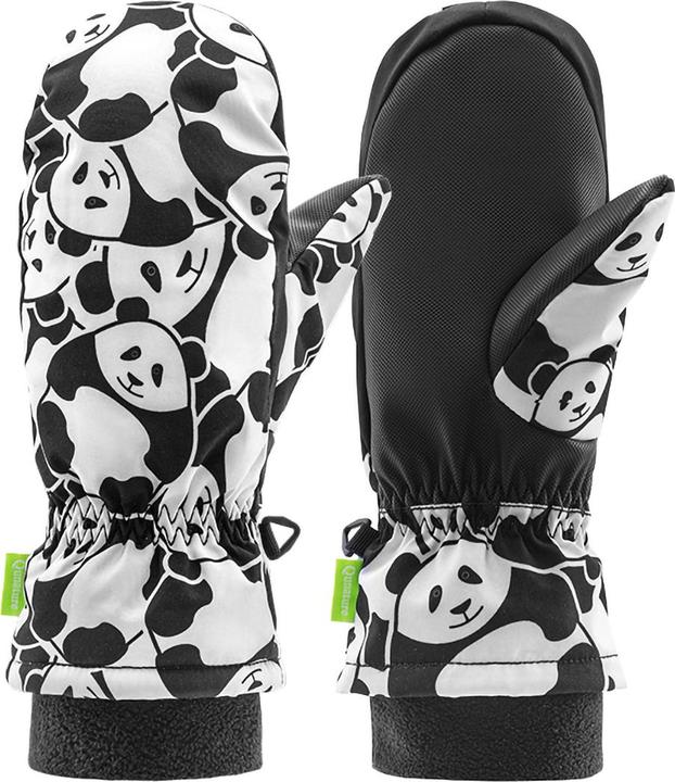 Actual product image Qunature The others Panda Heat Transfer Ski Gloves Kids Size S - Black/White (S)