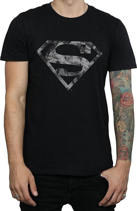 Immagine prodotto Superman Maglietta con logo in cotone Marble (S)