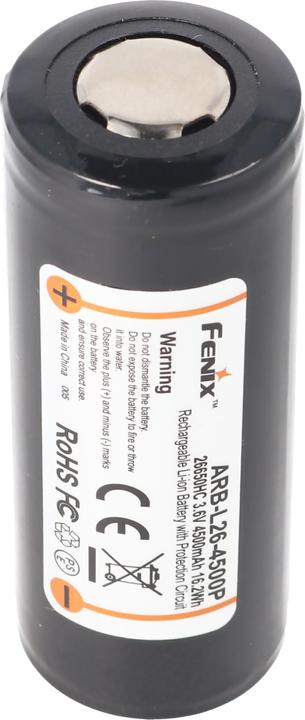 Produktbild Fenix Akku für PD40R Led-Taschenlampe ARB-L26-4500P