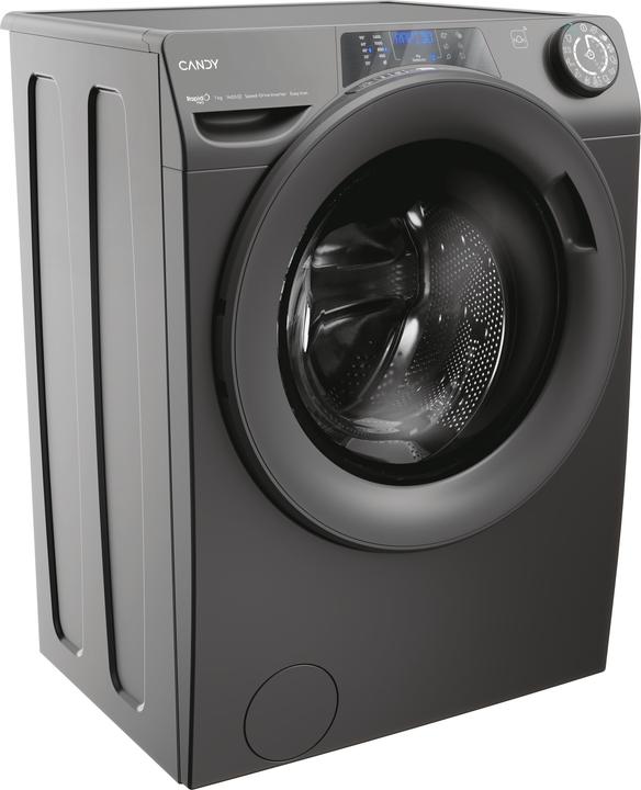 Image du produit Candy RP4 476BWMRR/1-S Lave-linge, A, chargement frontal, profondeur 45 cm, 7 kg, Anthracite (7 kg, Gauche, Prise UE)