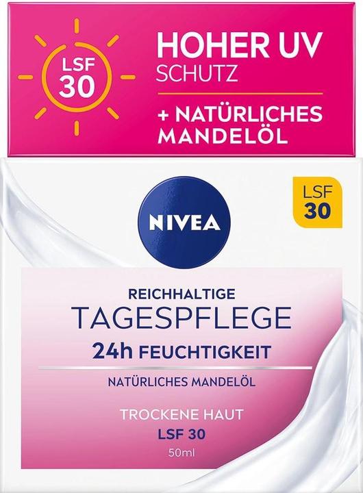 Actual product image NIVEA 24h moisture (50 ml, Day cream, SPF 30)