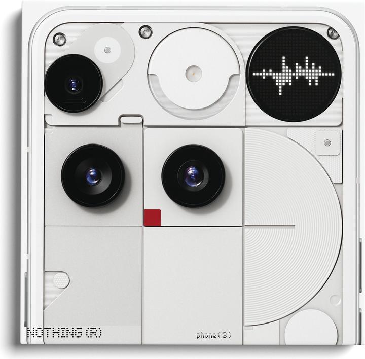 Actual product image Nothing Nothing Phone (3) (256 GB, White, 6.67", Dual SIM, 50 Mpx, 5G)