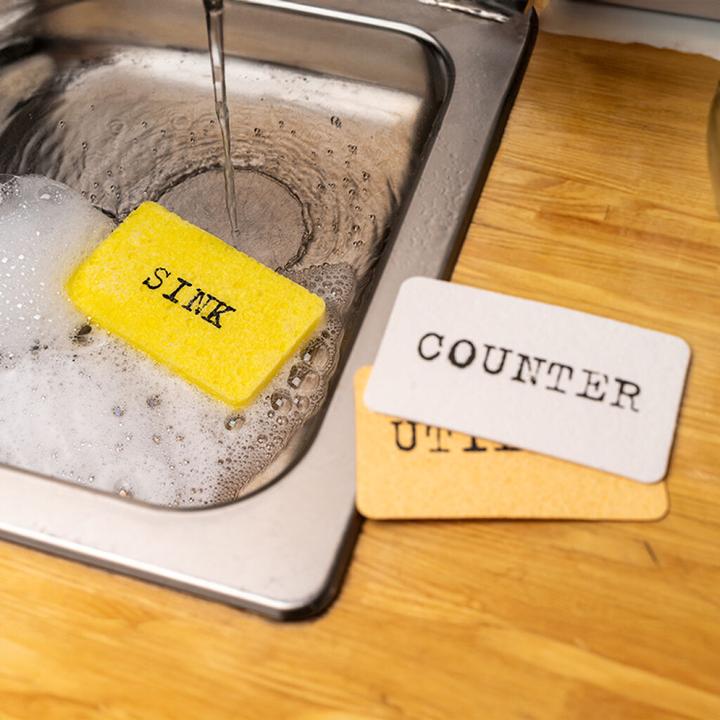 Image du produit Kikkerland Counter Intelligence Pop-Up Sponges - (wet)