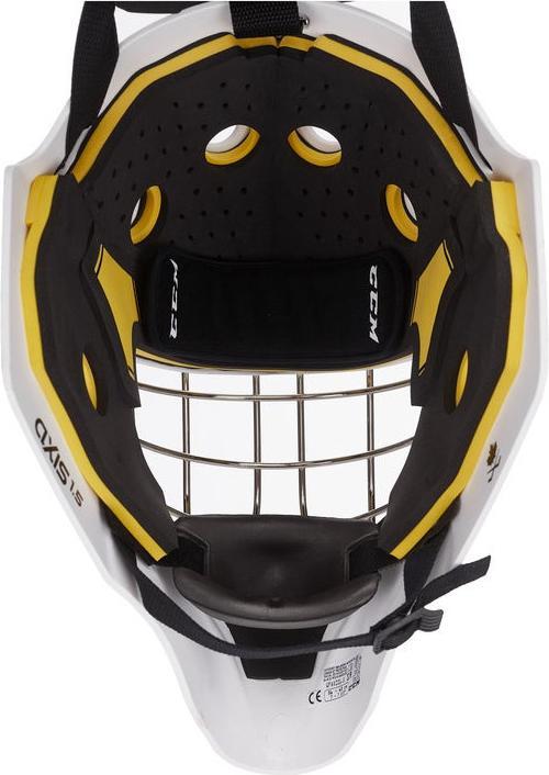 Actual product image CCM Hockey goalkeeper helmet mask AXIS A1.5 Certified Cat Eye JR (Black) (One size)