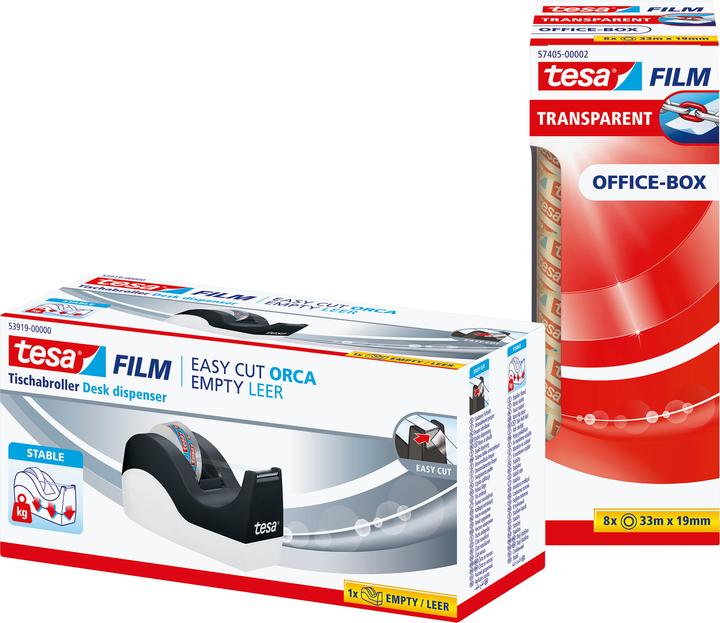 Immagine prodotto tesa Dispenser per nastro adesivo tesafilm ORCA con 8 rotoli adesivi