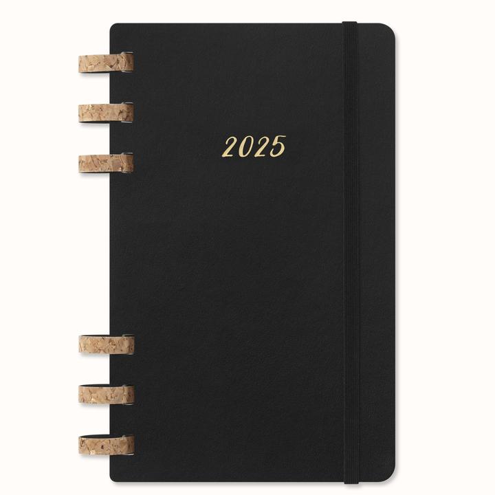 Productafbeelding Moleskine 12-maandenplanner met spiraalbinding, L/A5, zachte kaft, zwart (A5, Engels)