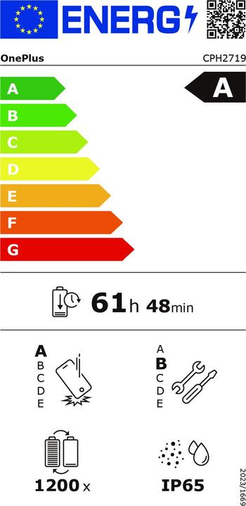 Energie-Label OnePlus Nord CE 5