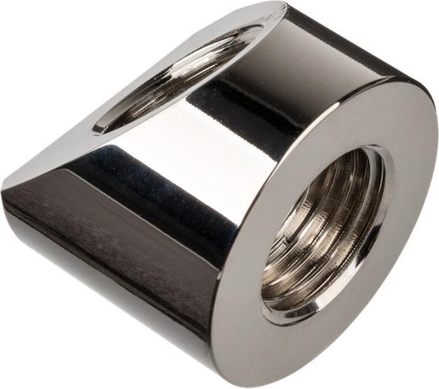 Produktbild EKWB EK-Quantum Torque Adapter 45 Grad G1/4 Zoll IG auf G1/4 Zoll IG - Nickel