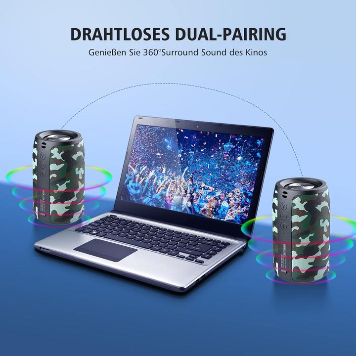 Produktbild Zealot S32 Bluetooth-Lautsprecher (12 h, Akkubetrieb)