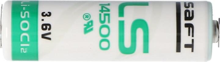Actual product image Saft LS14500 AA, LS14500 LiSOCl2 1 print - / 2 print + (1 pcs., AA, 2600 mAh)
