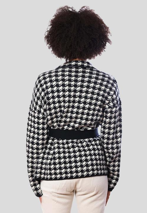 Immagine prodotto Bellemere Cardigan Two-Tone Cashmere-Merino Houndstooth (M)