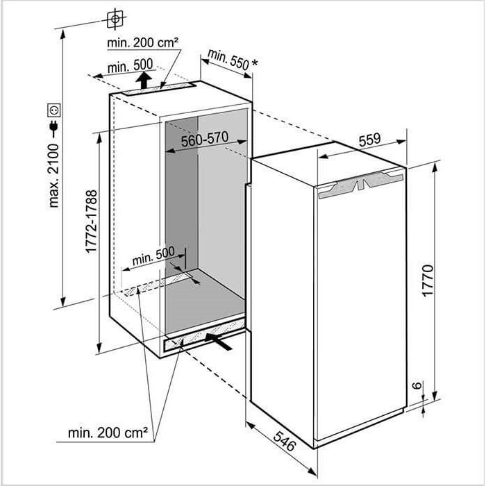 Actual product image Liebherr IRBd 5151 (276 l)