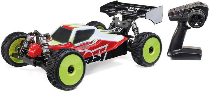 Image du produit Losi 8IGHT-XE 1/8 4X4 Sensored Brushless Racing Buggy RTR (weiss vorlackiert, ohne Hauptfarbe) (RTR Prêt à fonctionner)