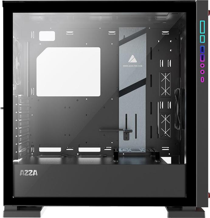 Produktbild Linkworld Geh Fulltower ATX Zircon 7000B B/Win-Glas 2xUSB 3.0 - Full Tower - PC - Metall - (ATX, mATX)