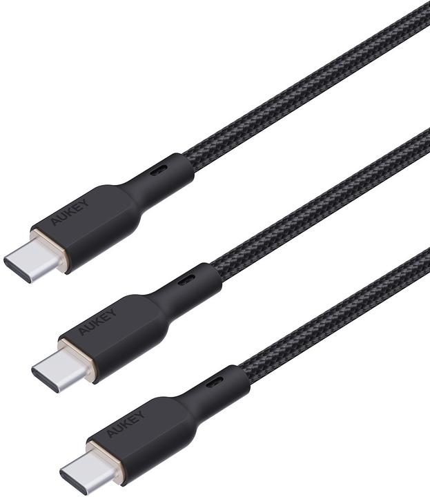 Image du produit Aukey USB C – USB C 3er Pack (1 m, 100 W)