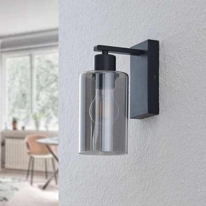 Image du produit Lindby Emavi Applique murale avec verre fumé (E27)