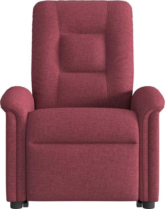 Immagine prodotto VidaXL Poltrona massaggiante con ausilio stand-up in tessuto rosso vino