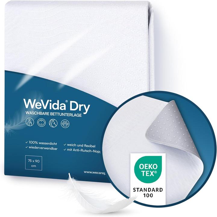 ‎WeVida Dry Waschbare Inkontinenz Bettunterlage