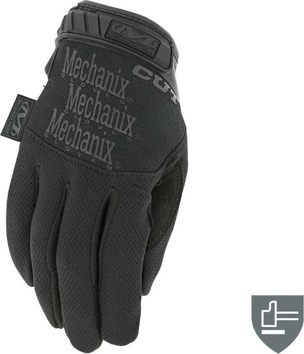 Actual product image Mechanix Wear Gloves Mechanix Women's Pursuit E5 black, size S, level E cut resistance in the palm area (S)