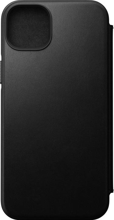Actual product image Nomad Book Cover Modern Leather Folio iPhone 14 Plus Black (Apple iPhone 14 Plus)