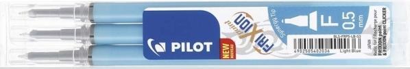 Produktbild Pilot FriXion Refill Point Set Set à 3 (Ersatzmine, Hellblau, 0.25 mm)