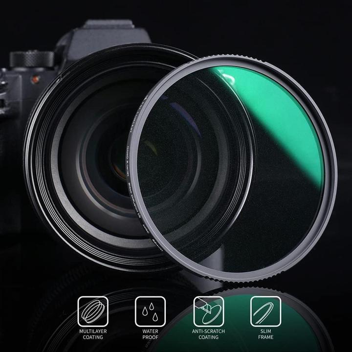 Image du produit K&F Concept 1/2 Black Mist Filter Nano X 55mm (KF-01.1650) (Filtre Black Mist, 55 mm)