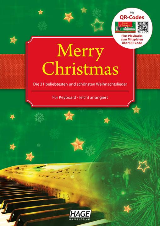 Produktbild Merry Christmas für Keyboard (Deutsch, HAGE Musikverlag, HAGE Musikverlag GmbH & Co. KG, 2021)