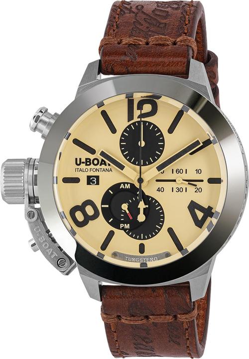 U-Boat 9568 Classico 45 mm Tungsteno CAS 2 Herrenuhr 10ATM (Chronograph, 45 mm)