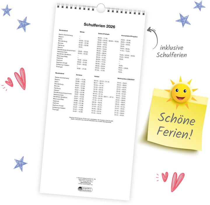 Actual product image FamilienkalenderSpruchreif2026 (German)