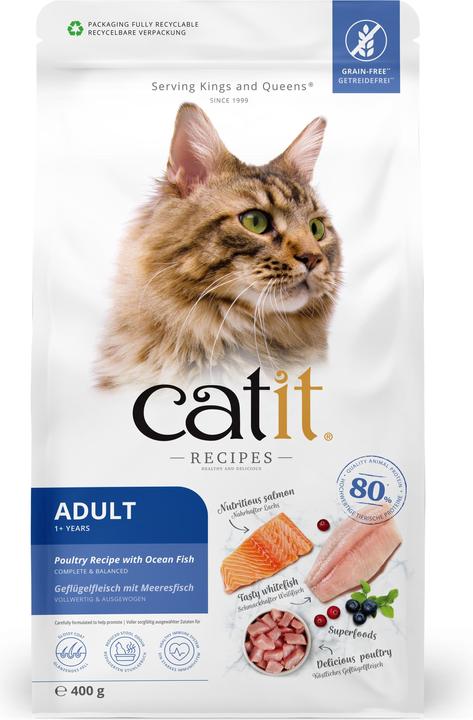 Actual product image Catit Recipes Adult poultry and fish (Adult, 1 pcs., 400 g)